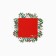 Box for confectionery products with PVC-patch “Happy New Year!”, 10.5 x 10.5 x 3 cm, New Year