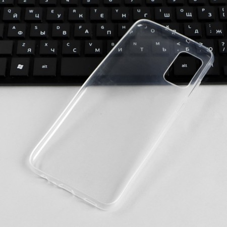 Pero cover for Samsung A02, silicone, transparent-2