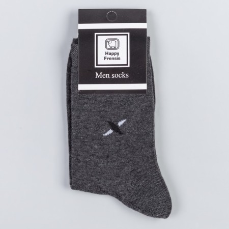 Male socks, graphite color, size 27-29-2