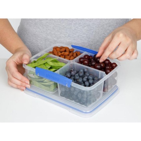 Container rectangular four -section, 1.74 liters-3