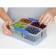 Container rectangular four -section, 1.74 liters
