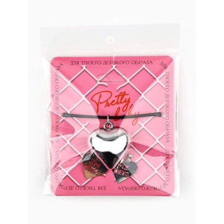 Earrings and chocker Pretty Baby, 9 x 10 cm-6
