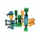 Magistro glass glass "Largo", 260 ml, blue color