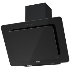 Вытяжка KRONA LIVA 600 BLACK S, наклонная, 550 м3/ч, 3 скорости, 60 см, сенсор, чёрная