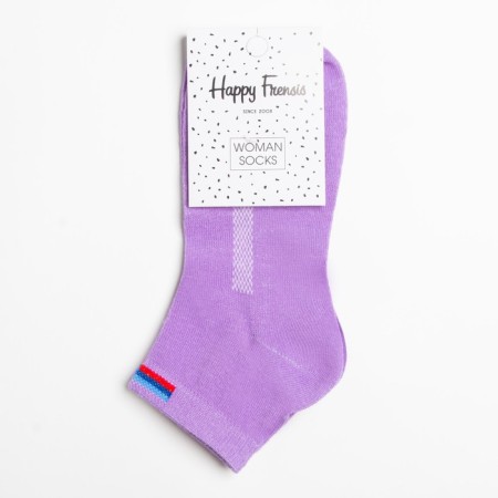 Women's socks, lilac color, size 23-25-4