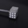 A hammer for meat, from aluminum, 21.5 cm