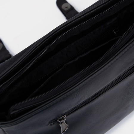 Male bag, black color-2