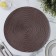 Napkin kitchen shade "Loft", d = 38 cm, coffee color