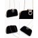 Female bag on farmar, black color