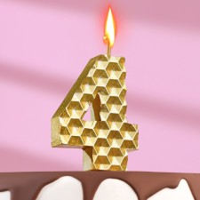 Candle in the cake on the skeleton 