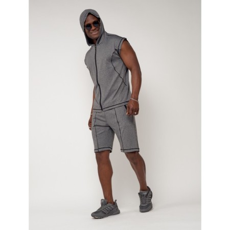 Male tracksuit, size 52-54, gray color-5
