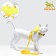 Angel ammunition set, size s, slope 20-34 cm, leash 120 x 1 cm, yellow