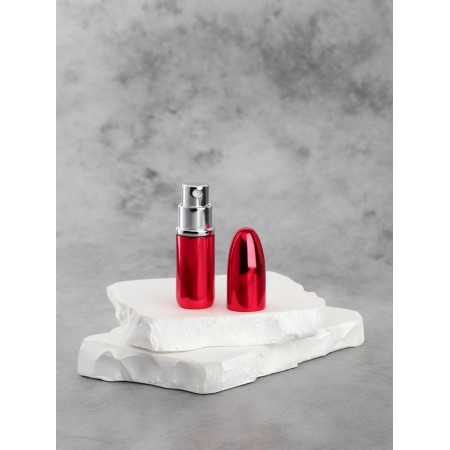 Perfume bottle "Bullet", with a spray, 3 ml, red color