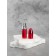 Perfume bottle "Bullet", with a spray, 3 ml, red color