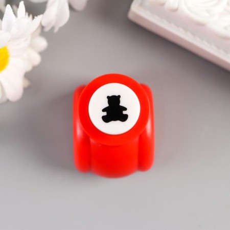 Figure hole "Bear" d = 1 cm 3x2.5x3 cm mix-6