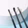 Ear cleaning set, 3 items, in a plastic case, 10.5 × 3 × 1 cm, black color