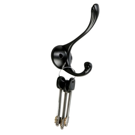 Furniture hook Cappio Rarity, two -rod, black-2