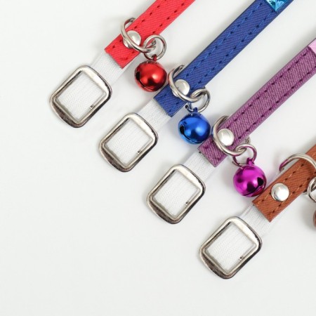 Collar "lux", 30 x 1 cm, mix of flowers-5