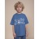 T -shirt for boys, height 128 cm, jeans color