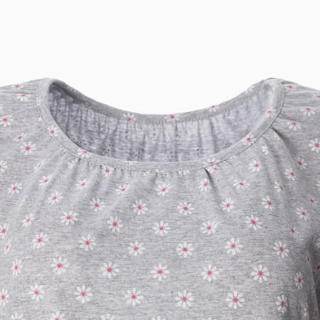 Night shirt female, gray color, size 52-3