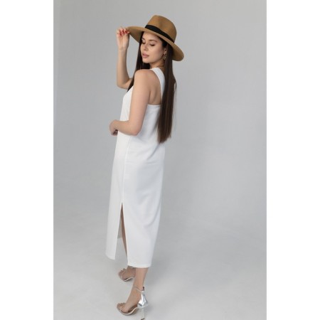 Women's hat, size 54-58, beige color-3