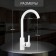 Kitchen mixer Zein Z6971, single -leaf, cartridge ceramics 40 mm, brass, white