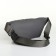Lightning waist bag, 2 outer pockets, gray color