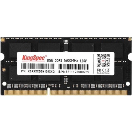 Memory module DDR3L 8GB 1600MHz KS1600D3N13508G RTL PC3-12800 CL11 SO-Dimm 204-PIN 1.35V-1
