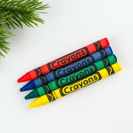 Gift New Year's set: notebook and wax crayons "You are the best"-8