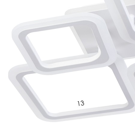 LUSTER "Geometry" 104W LED+RGB white 2700-6400K 72x49x111cm-7