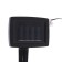 UNIEL Girlyanda “Thread” 2.3 m with nozzles “Sunflower”, IP44, Dark Thread, 25 LED, glow warm white, 2 modes, solar battery