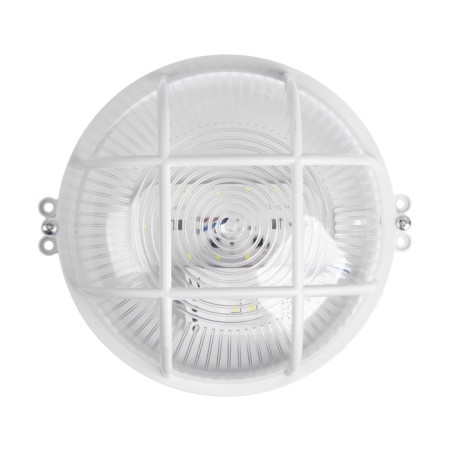 LED emergency lamp, 8 W, IP54, 6500K, 220 V, plastic, white-1