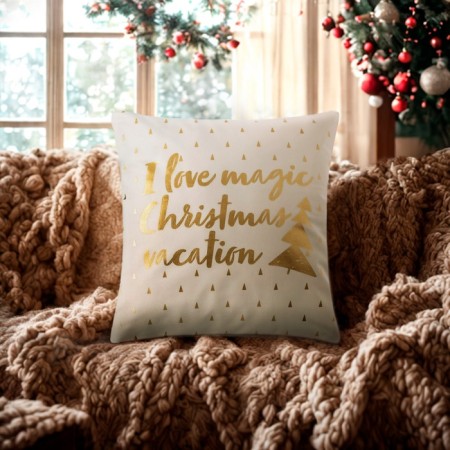 Pillowcase decorative Ethel Magic Christmas 40x40 cm, 100% p/e, velor-5