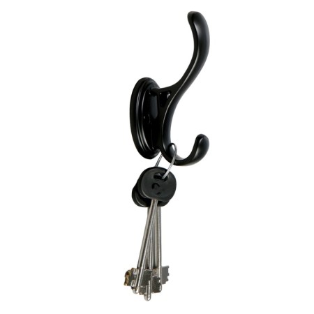 Furniture hook Cappio Flow, two -rod, black-2