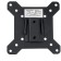 Kromax Vega-3 bracket, for TV, fixed, 15-32 ", up to 20 kg, 9 mm from the wall, black