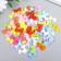 Buttons plastic 2 punctures "Bone" 1x1.8 cm set 80 pcs mix 2x5x5x5.5 cm