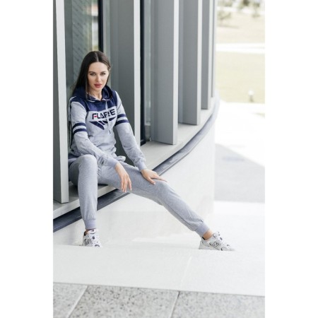 Female Female Suit, size 44, gray color, blue-10