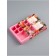 Box for 8 sweets + chocolate, with the “Congratulations” window, 17.7 x 17.8 x 3.8 cm. Confectionery packaging