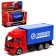 Metal car "truck", 10.5 cm, red color