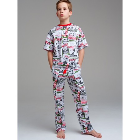 Pajama for the boy PlayTode: T -shirt and trousers, height 170 cm