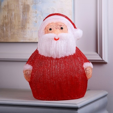 Figure Acryl. "Santa Claus" 40x60x47 cm, 35 LED, 220V, white-1