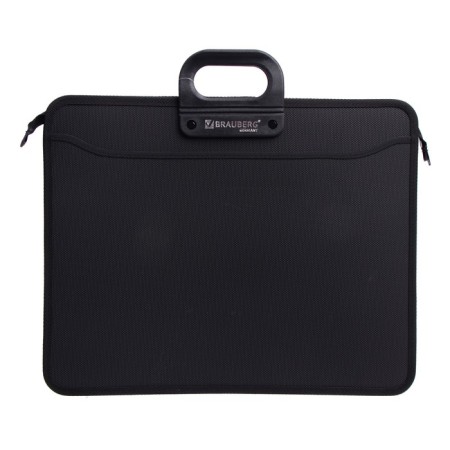 Plastic portfolio A3 BRAUBERG "Portfolio", 470 x 380 x 130 mm, 3 departments, at lightning, black-3
