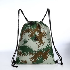 Back for shoes on the lace, green color/camouflage