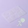 CHOCOLAD FORM “ROZA”, silicone, 3 cells, 19 × 12.5 × 0.1 cm, the color is transparent