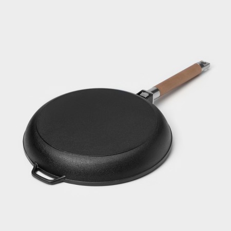 Cast iron pan Wild Kitchen, D = 28 cm, removable handle-3