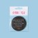 Pocket mirror “love”, d = 7 cm, black color