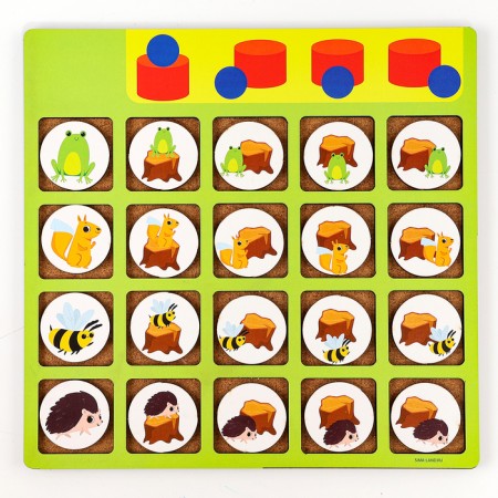 Wooden puzzle for children "develop spatial thinking"-1