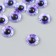 Decor (cabochon) for creativity glass "Lilac Eye" d = 1.2 cm