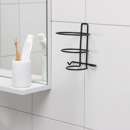 Holder for the flay of the share, 11 × 11 × 15 cm, with a holder for wire and fork, black color-4