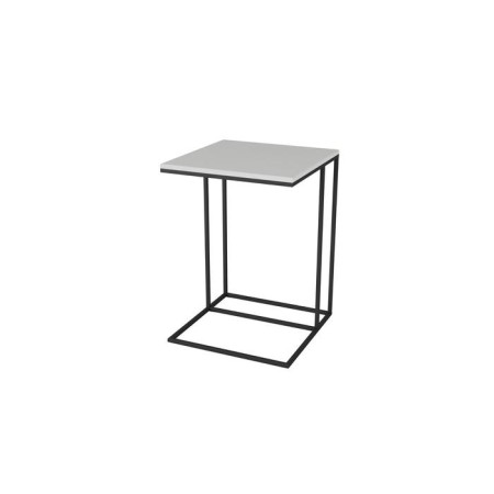 The attached Highgrets, 500 × 500 × 705 mm, metal, MDF, white color, white